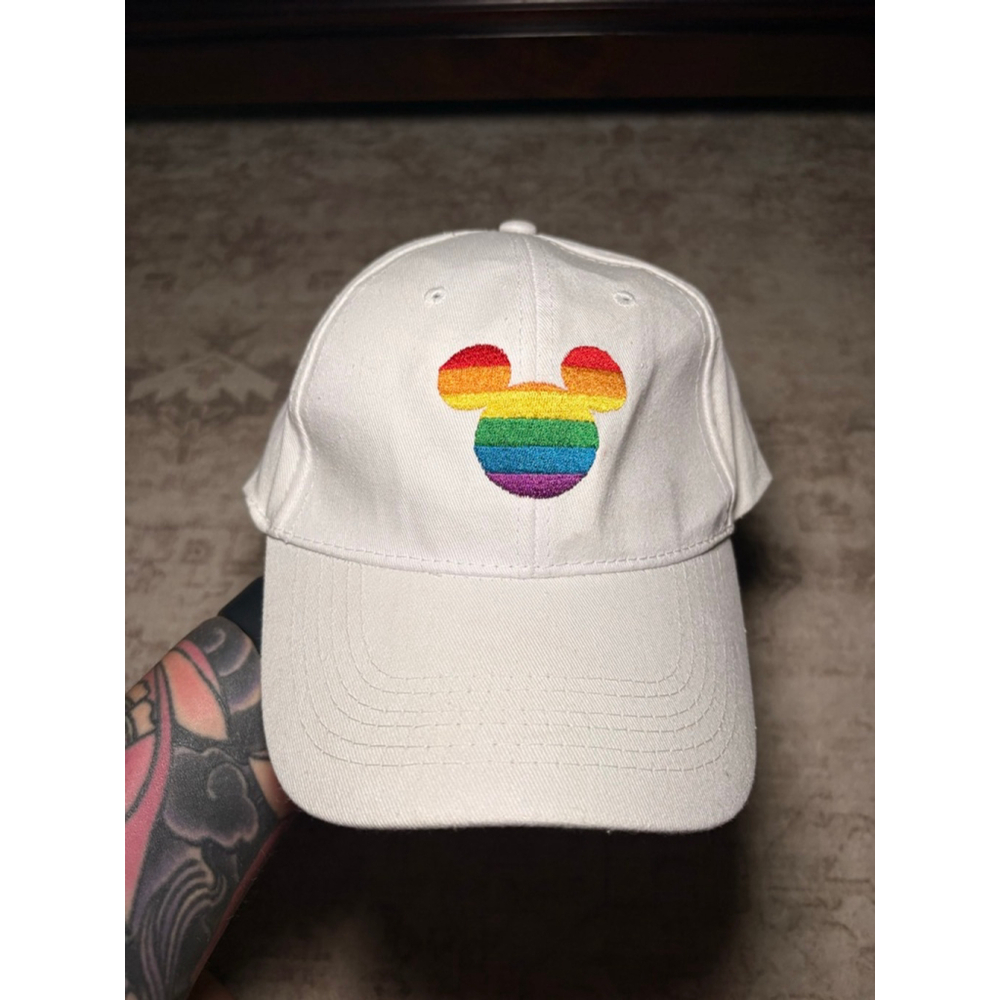 Disney Pride Collection Rainbow Mickey Mouse Baseball Cap